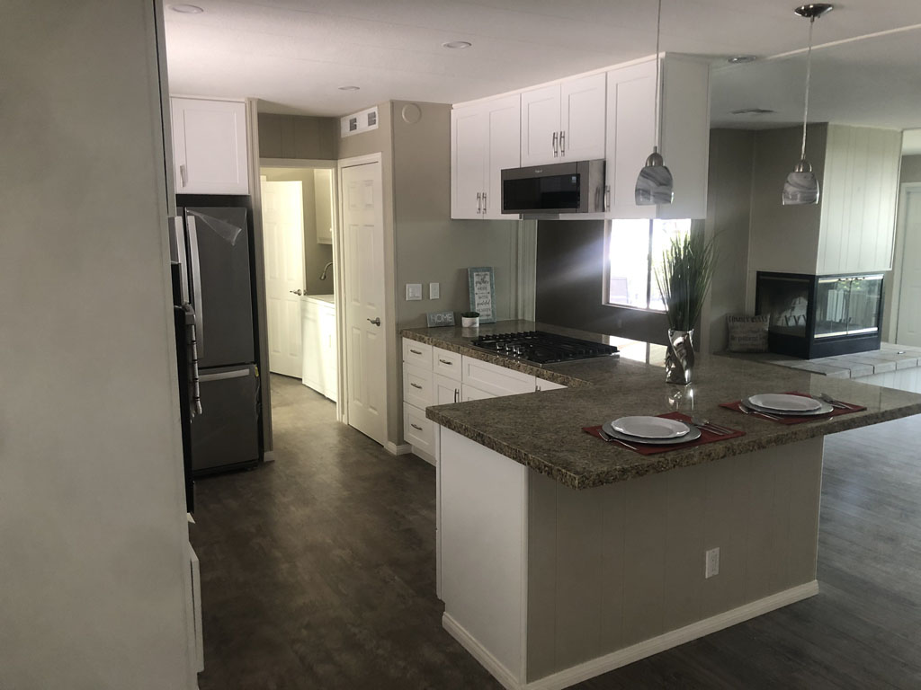 Kitchen remodel mobile home