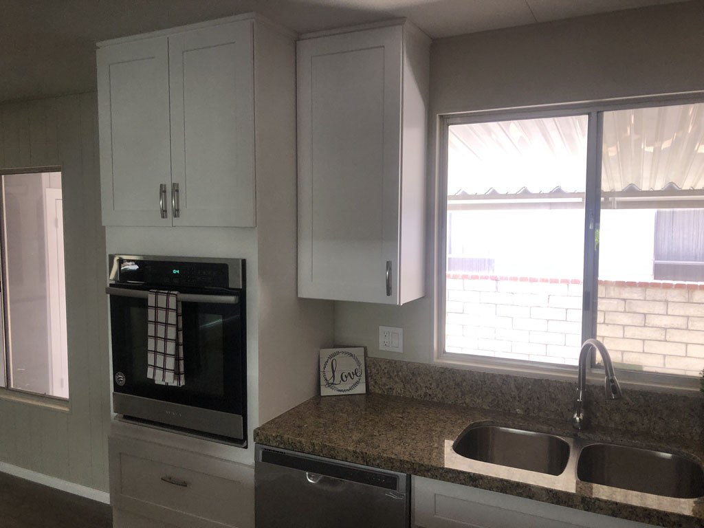 Kitchen remodel mobile home