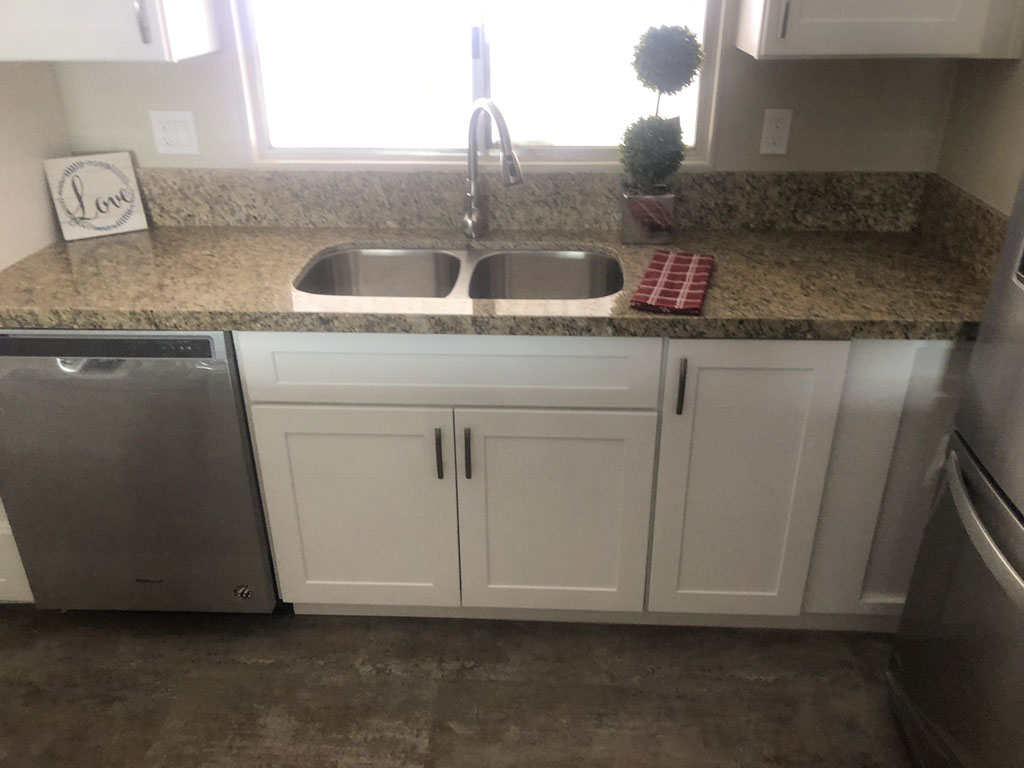 Kitchen remodel mobile home