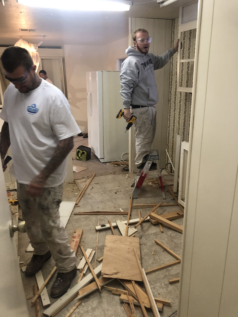 Manufactured home remodeling