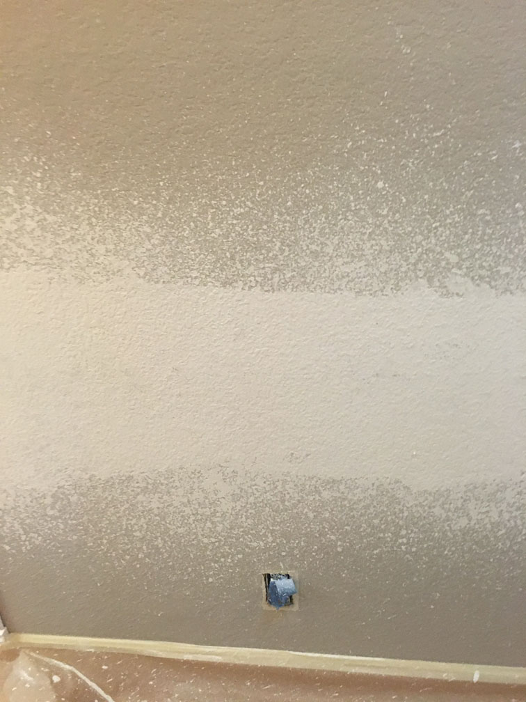Wall repair and texture