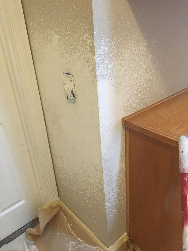 Wall repair and texture