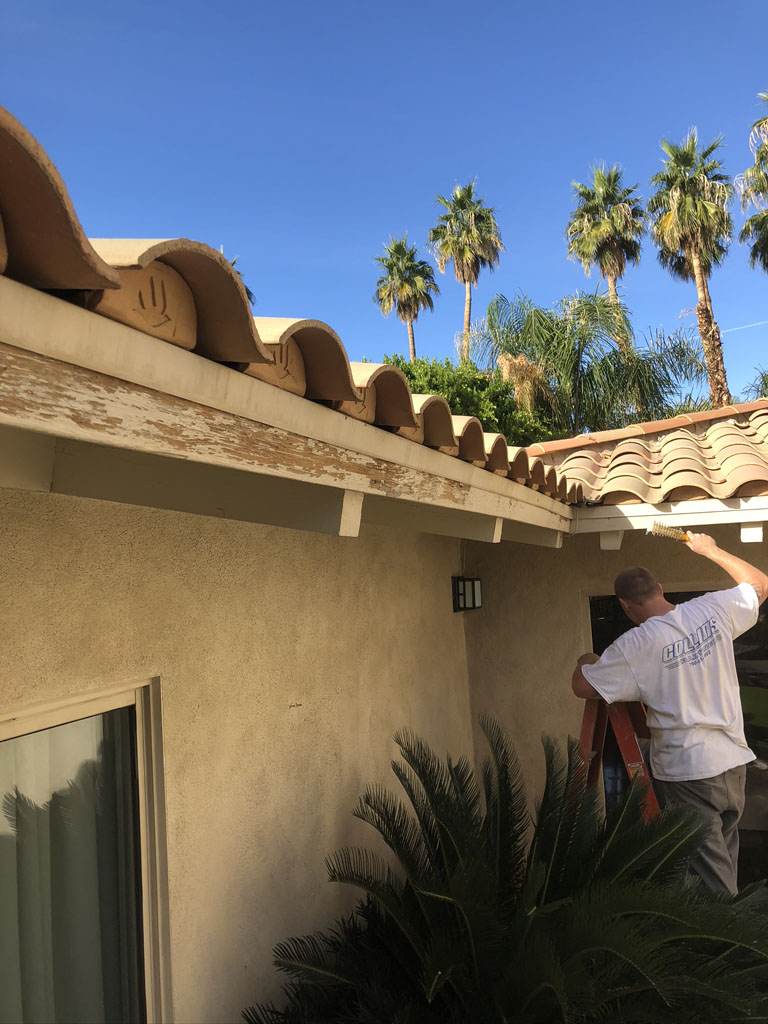 Painting job worker