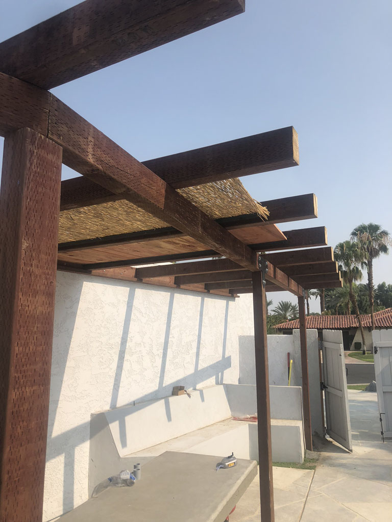Patio cover build
