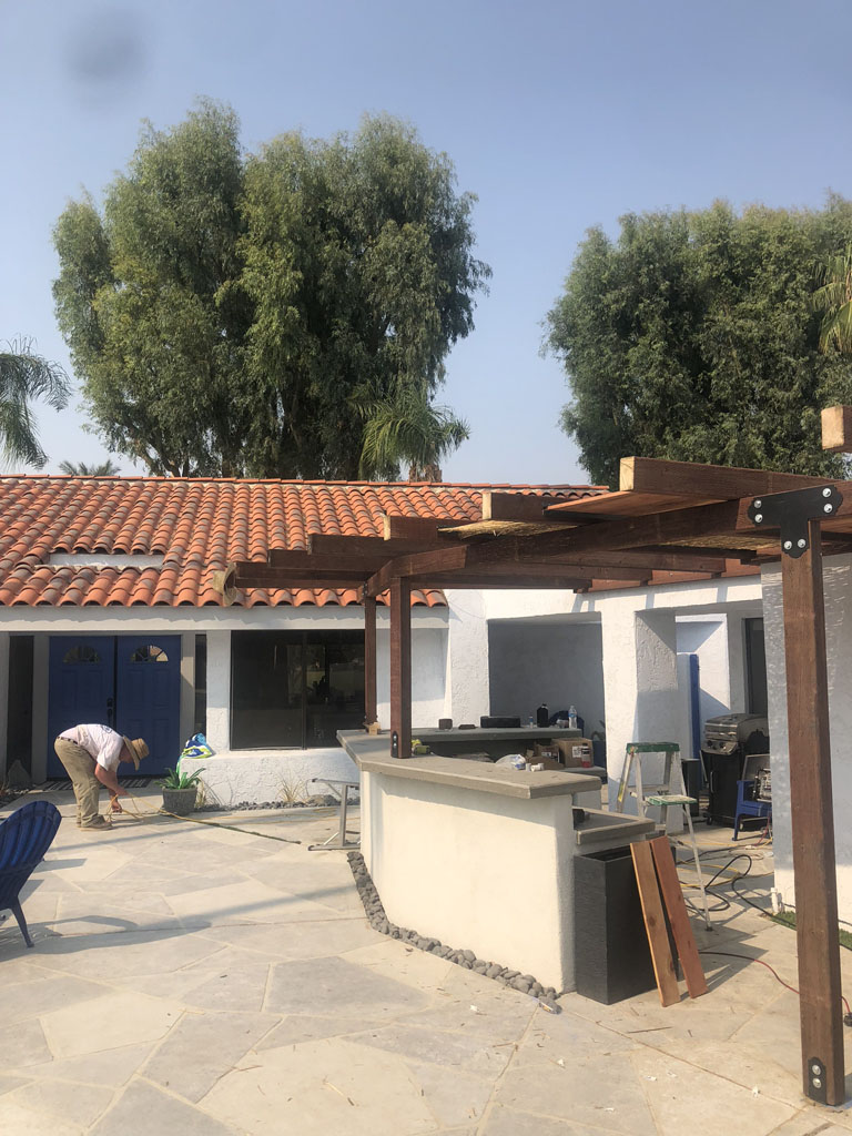 Patio cover build