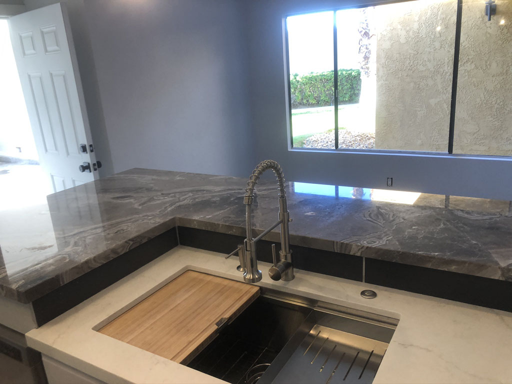 Kitchen remodel sink installation