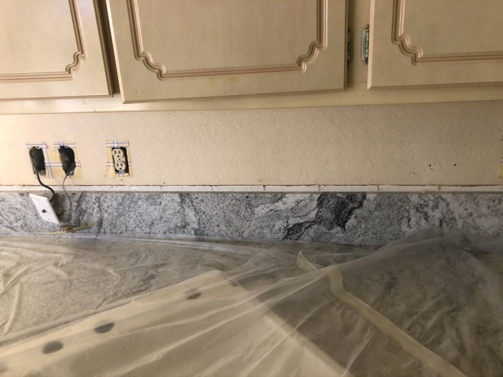 Kitchen remodel granite countertops