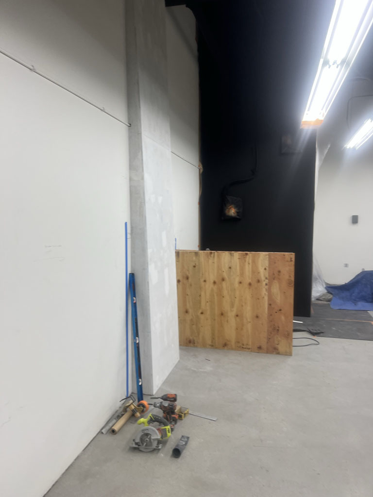 Office wall build