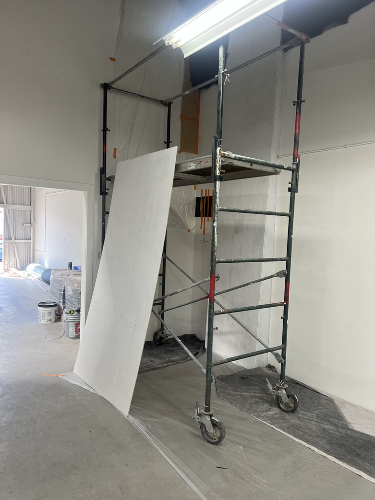 Office wall build