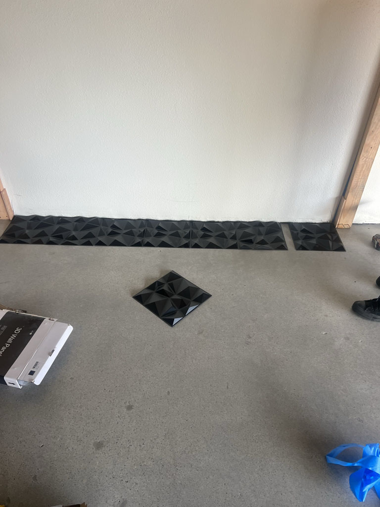 Office wall build