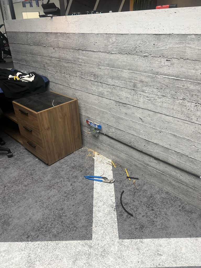 Contractor at work