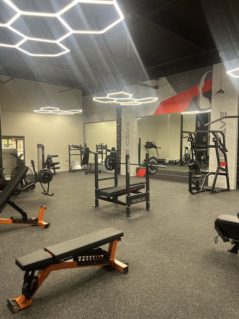 Remodeled gym inside