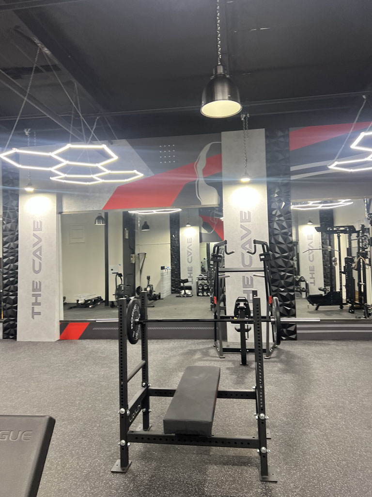 Remodeled gym inside