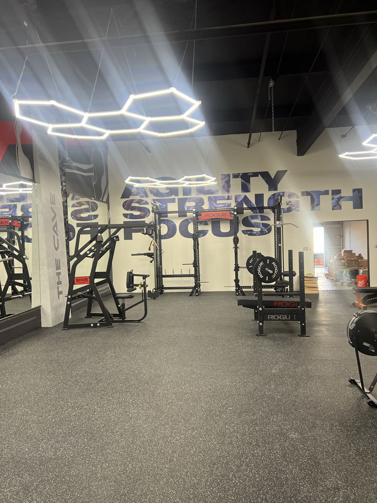 Remodeled gym inside