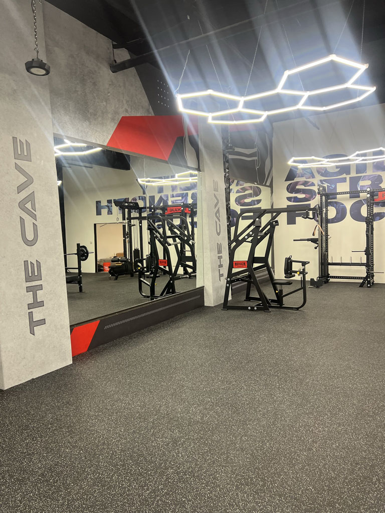 Remodeled gym inside