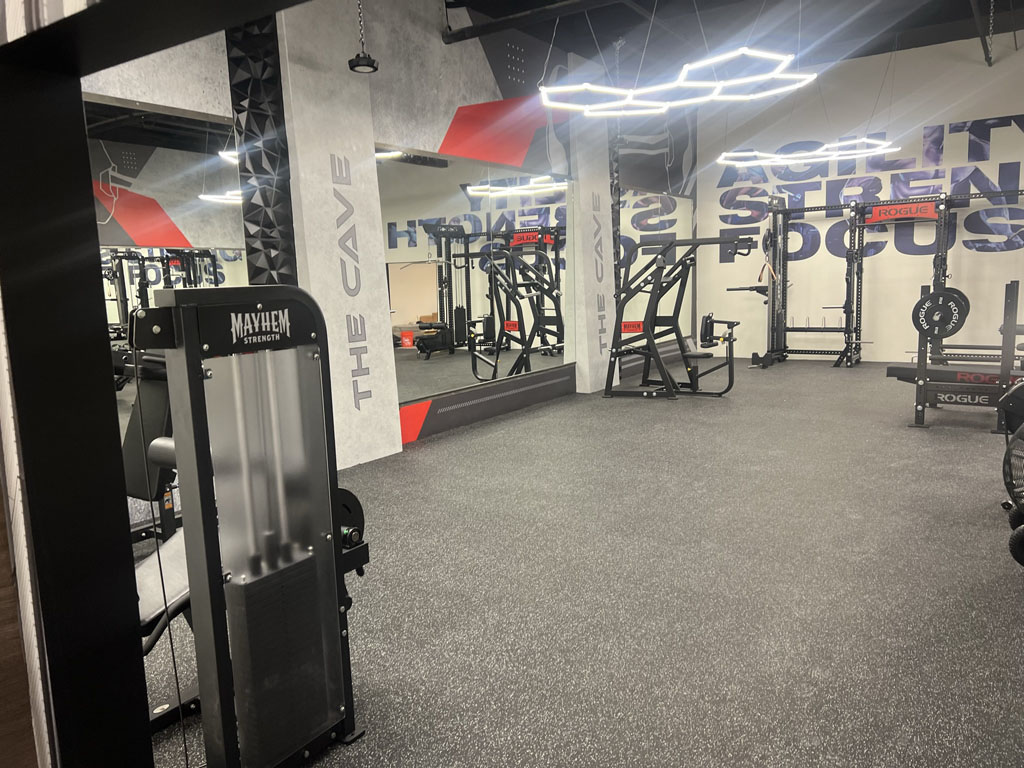 Remodeled gym inside